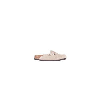 Birkenstock Mules, unisex, Beige, 7 UK, Boston Regular Fit