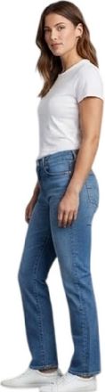 Levi's Dames 712 Slim-fit jeans met randstiksels (Tribeca Sun)