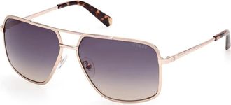 Guess Moderne Aviator Zonnebril - Heren - Zonnebrillen - Geel - ONE Size - Accessoires
