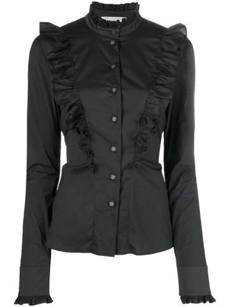 Philosophy di Lorenzo Serafini Camicia con ruches - Nero