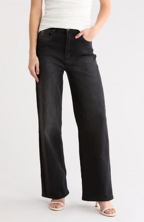 Vigoss Cuff Wide Leg Jeans in Rinse at Nordstrom Rack, Size 27