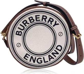 Burberry Pre-owned Cross Body Bags, female, Brown, Size: ONE SIZE Pre-owned Leather burberry-bags