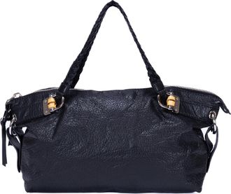Gucci Pre-owned Womens Bamboo Bar Shoulder Bag - Black - One Size