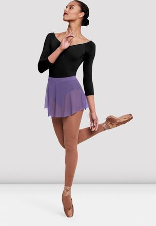 Bloch BLOCH Ladies Jaye Mesh Skirt, Lavender
