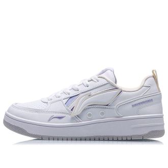 Li-Ning (WMNS) Li-Ning Lifestyle Skate Shoes White Purple AGCQ544-2