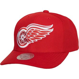 Mitchell & Ness Mens Mitchell & Ness Red Detroit Red Wings Team Ground Pro Adjustable Hat at Nordstrom