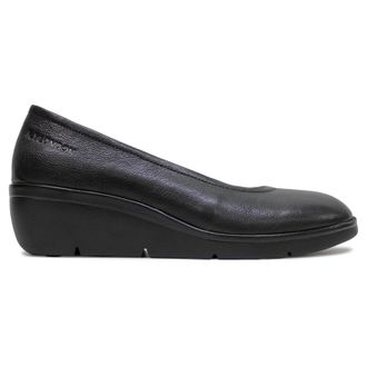 FLY London NUMA570FLY Mousse Leather Womens Comfort Shoes - Black - Size:UK 4
