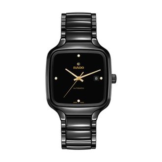 Rado Vierkant Automatisch Diamanten Horloge - Dames - Horloges - Zwart - ONE Size - Accessoires