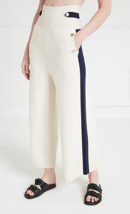 Temperley London Ribera Knit Trousers in Ivory at Nordstrom, Size X-Small