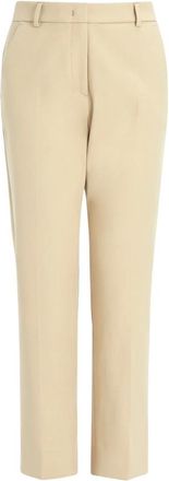 Max Mara Broeken, Dames, Beige, L, Slim-fit Broeken