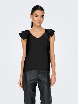 Only ONLASTA LIFE CAPSLEEVE V-NECK TOP PTM