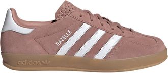 adidas Womens GAZELLE INDOOR W - Pink Leather - Size UK 6.5