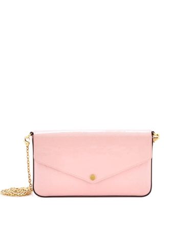 Louis Vuitton Felicie Pochette Monogram Vernis crossbody bag - Rosa