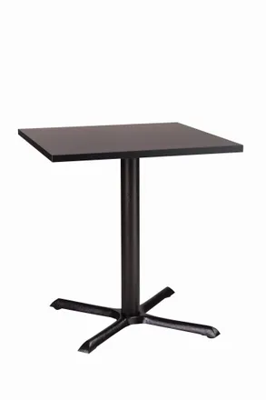 Netfurniture Elliot Black Table Base Square Laminate Top