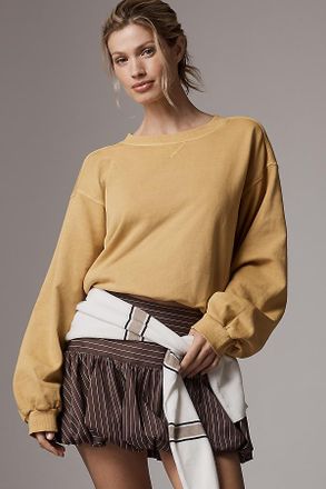 Pilcro The Niki Bubble Sweatshirt by Pilcro