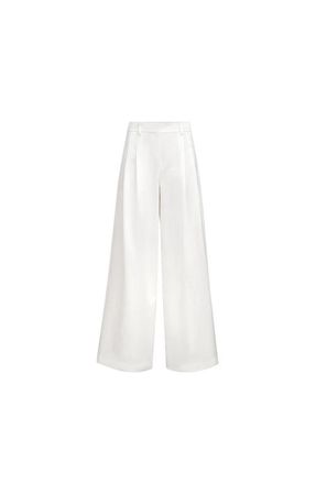 Brunello Cucinelli Loose Pleated trousers in White at Nordstrom, Size 44 It