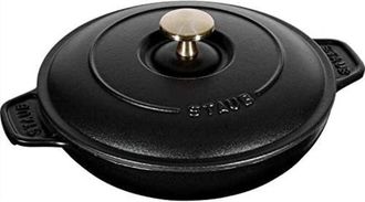 Staub 1332025 Piatto da Forno, Nero, 20 cm - Staub