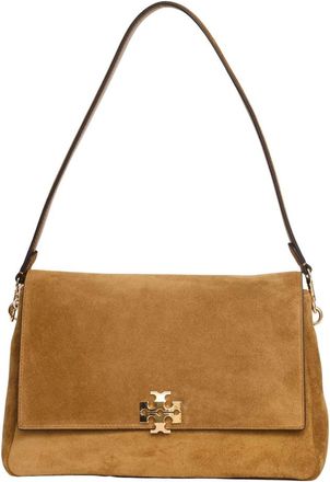 Tory Burch Bolso de hombro Charlie de ante - Bags - Mujer - Marr&oacute;n - ONE SIZE