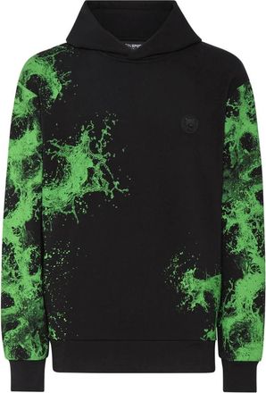 Plein Sport Hoodies & sweatvesten, Heren, Veelkleurig, L, Katoen, Hoodie Sweatshirt