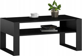 OEM Tavolino Da Caff&egrave; Kaja Nero/tavolino Da Caff&egrave; Nero Per Il Soggiorno Mk Room