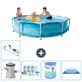Intex Piscina Con Estructura Redonda - 305x76 Cm - 8-piezas S41384