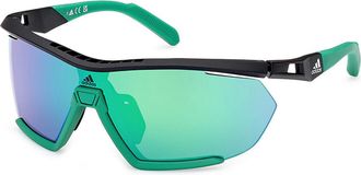 Adidas Sport SP0072 CMPT AERO LI 05Q Mens Sunglasses Green Size 133