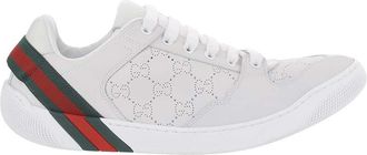 Gucci White Screener 3.0 Sneakers