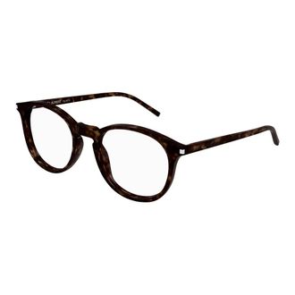 Saint Laurent Eyeglasses Saint Laurent SL 106 018 Havana Havana Transpa 50/19/145 - unisex - Saint Laurent - Glasses - Brown - 50 MM - Accessories