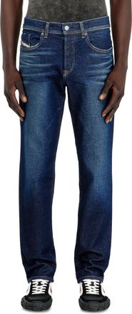 Diesel Regular Jeans Regular Waist 2023 D-Finitive, Dark blue, Button fly