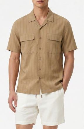 Onia Utility Camp Shirt in Tan at Nordstrom Rack, Size Xx-Large