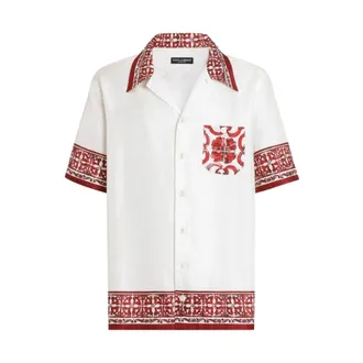 Dolce & Gabbana Shirt Maiolica 5L Rubino - Heren - Overhemden - Veelkleurig - Maat: XS