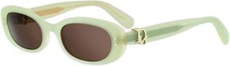 Dior Oblique B1I Zonnebril - unisex - Zonnebrillen - Groen - 52 MM - Accessoires