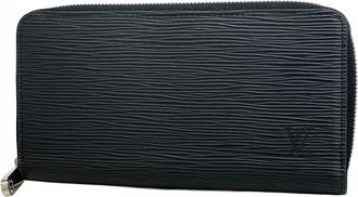 Louis Vuitton Noir Long Wallet (Bi-Fold) (Pre-Owned)