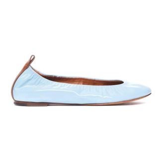 Lanvin Ballerina Shoes, female, Blue, 4 UK, Leather Ballerina Flat
