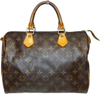 Louis Vuitton Pre-owned Handbags, female, Brown, Size: ONE SIZE Pre-owned Vintage Leather Handbag