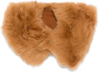 Séfr shearling scarf - Brown