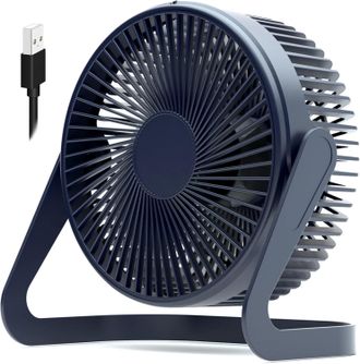 OEM Ventilador De Escritorio Usb De 15 Cm Con 2 Velocidades, Potente Flujo De Aire, Funcionamiento Silencioso, Base Con Pedestal, Rotaci&oacute;n De 360&deg;, Port&aacute;t