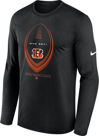 Nike Cincinnati Bengals Legend Icon Nike Mens Dri-FIT NFL Long-Sleeve T-Shirt in Black | NKHT00A9A-NDB