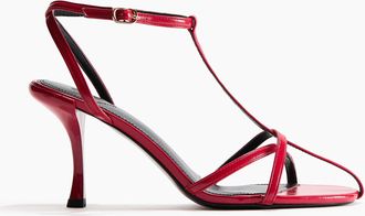 H&M Hohe Sandaletten - Knallrot