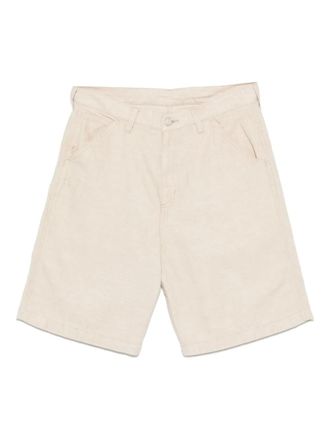 Carhartt Work in Progress Cooper shorts - men - Polyester/Linen/Flax/Cotton/Cotton - 32 - Neutrals