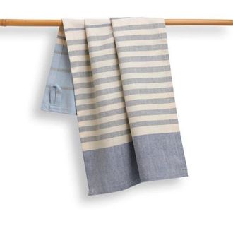 Sustainable Threads Verda Handwoven Kitchen Towels - Set of 2 in Blue Cheese at Nordstrom