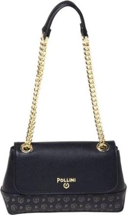 Pollini Schoudertassen - Dames - Schoudertassen - Zwart - ONE Size - Leer - Tassen