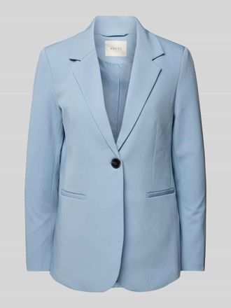Kaffe Blazer mit Leistentaschen Modell KASAKURA in Rauchblau, Größe 34