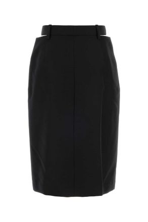 Jil Sander J03ma0287j40330 001 Black Gonne Skirt
