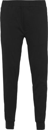 Prada logo-plaque slim-fit trousers - men - Cotton - S - Black