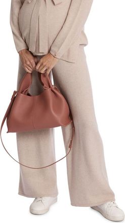 Cache Coeur Hills Maternity Trousers in Beige at Nordstrom, Size X-Large