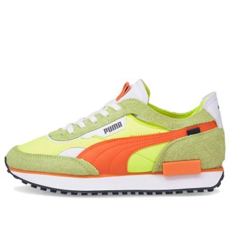 Puma (WMNS) PUMA Future Rider Cut-Out Vintage Yellow Alert Dragon Fire 384861-01
