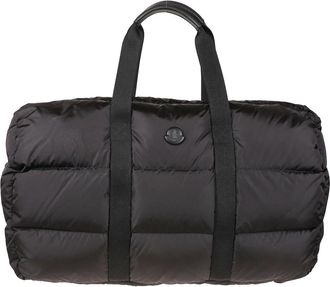 Moncler Caradoc Duffle Bag - Heren - Weekendtassen - Zwart - ONE Size - Katoen - Tassen