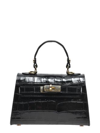 Roberta M ZWART Rundleer Tas