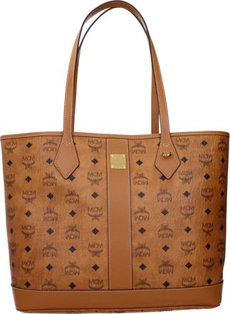 MCM Mcm Schoudertassen Nieuw Liz Woman Bruin/Cognac Geweven Stof Anders